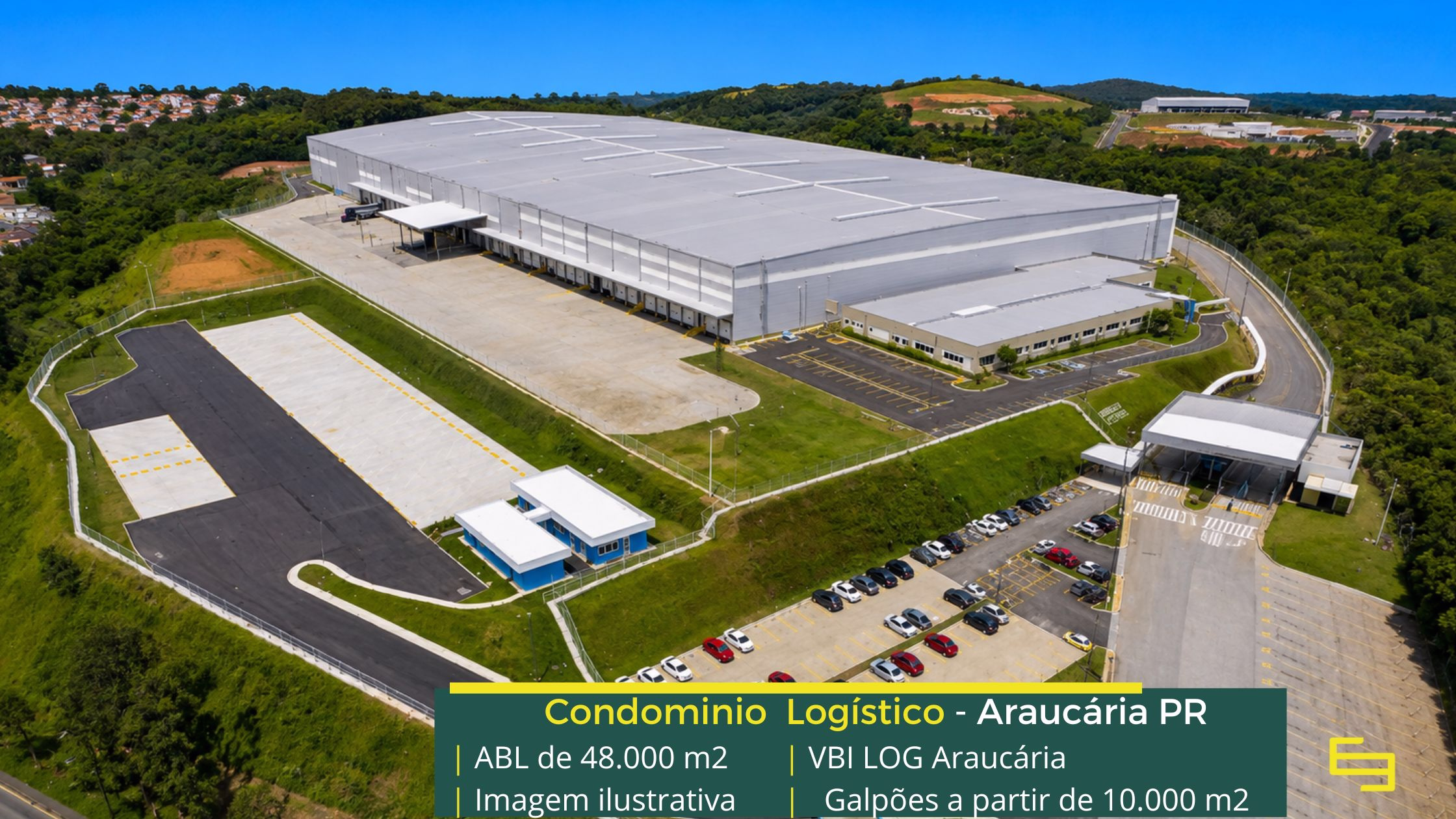 VBI LOG Araucária Aluguel de galpão em Araucária PR com localização estratégica, docas e infraestrutura moderna e excelente acesso para operações logísticas.