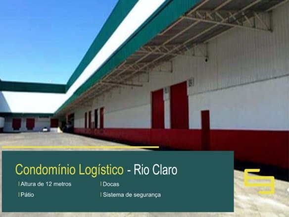 Aluguel de galpão em Rio Claro SP -Centro Logístico Rio Claro. Galpões/Barracões/Armazéns para alugar em Cabreúva SP. Galpão logístico.