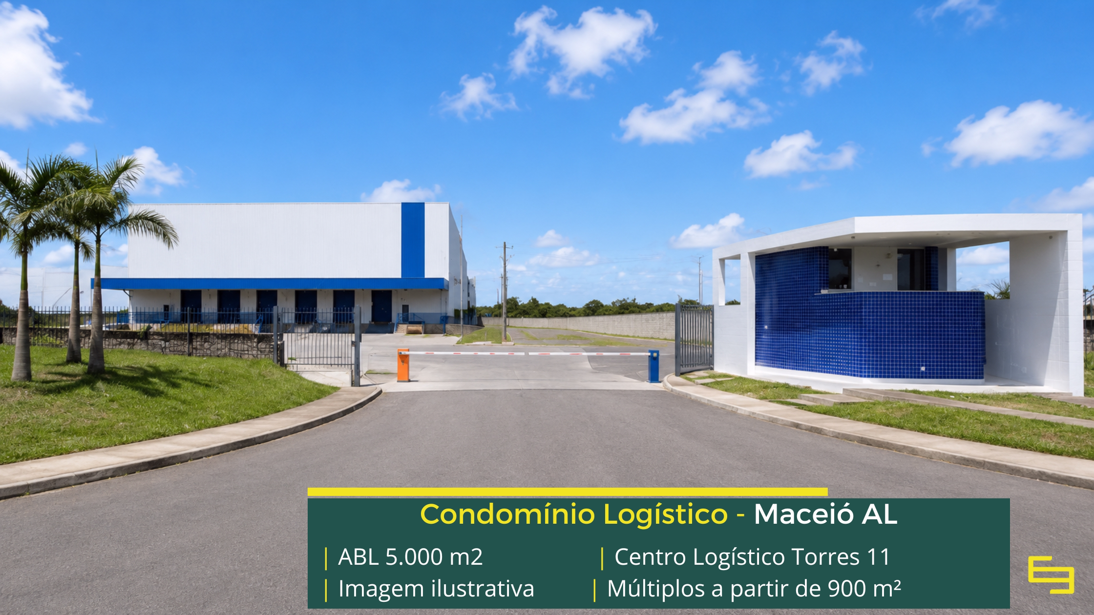Condomínio de galpão em Maceió AL com localização estratégica, infraestrutura moderna e excelente acesso para operações logísticas.