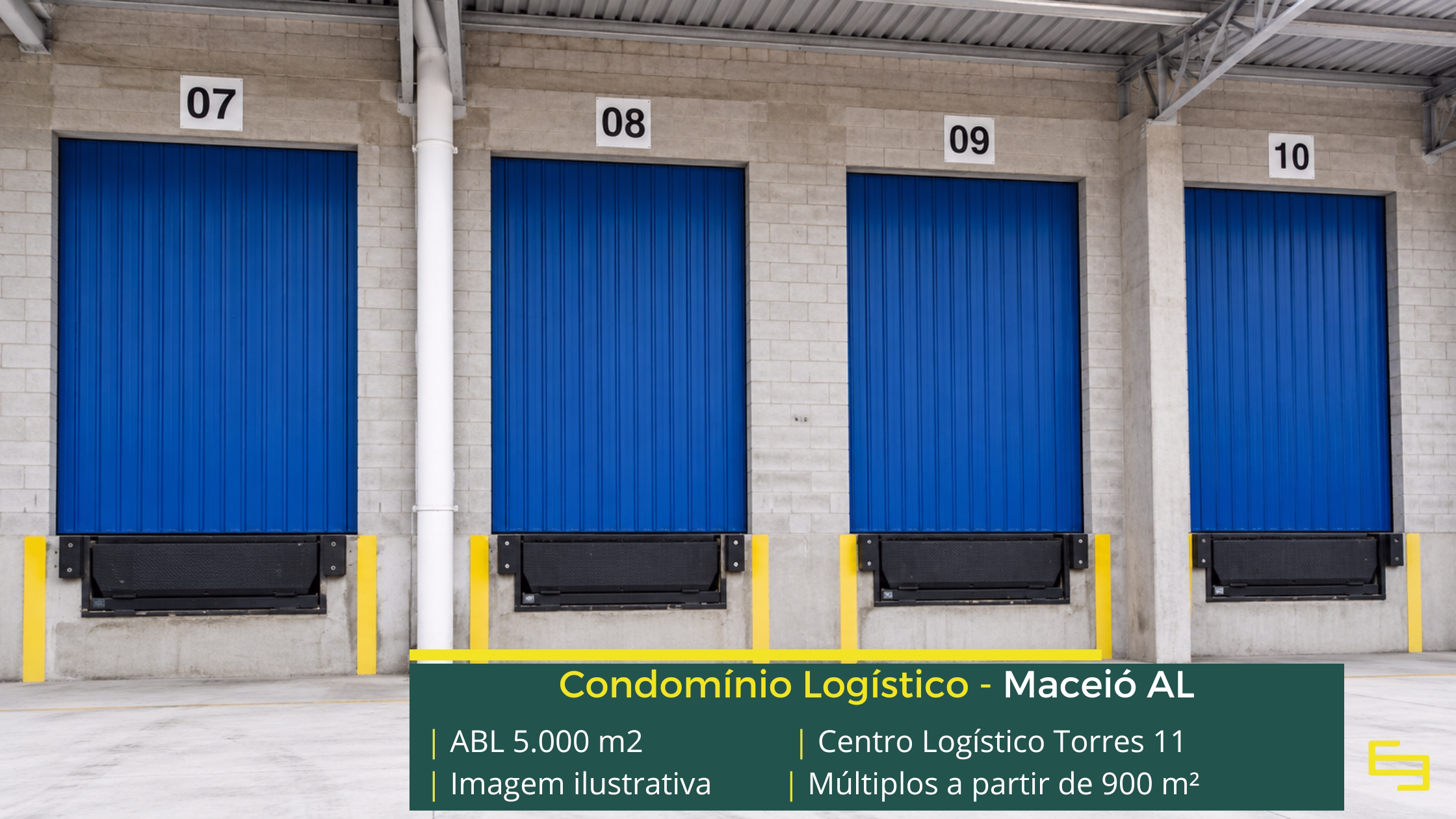 Condomínio de galpão em Maceió AL com localização estratégica, infraestrutura moderna e excelente acesso para operações logísticas.