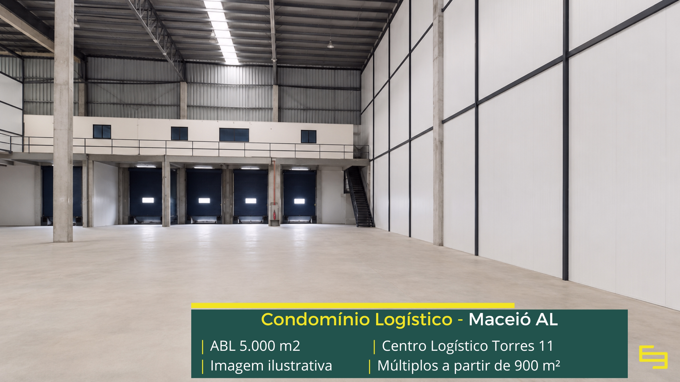 Condomínio de galpão em Maceió AL com localização estratégica, infraestrutura moderna e excelente acesso para operações logísticas.