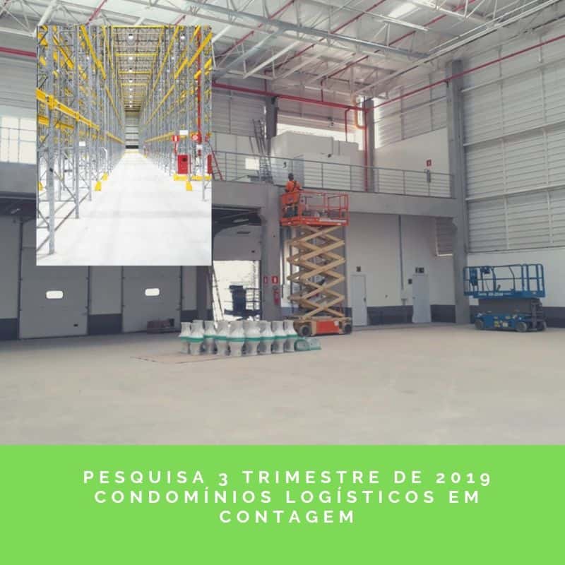 Mercado de Locação de Galpões em Contagem MG . Aluguel de Galpões em Contagem, Panorama Sobre o Terceiro Trimestre de 2019. Taxa de Vacância em Contagem MG