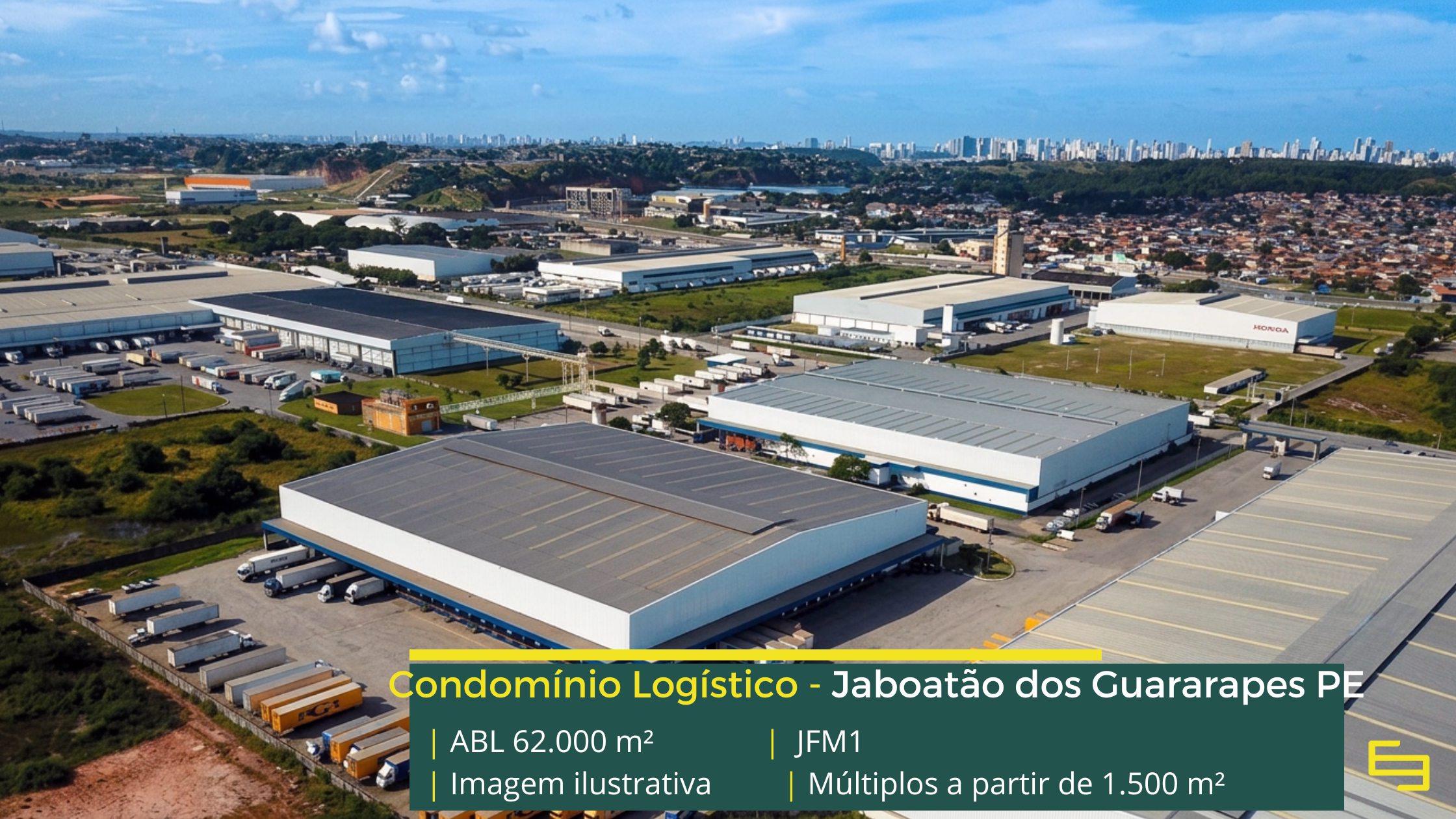 Expanda sua operação com galpões para alugar em Jaboatão dos Guararapes em condomínios modernos, seguros e estrategicamente localizados.
