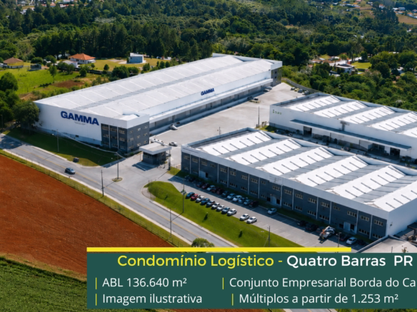 Galpão para alugar em Quatro Barras PR com módulos logísticos modernos, infraestrutura completa e localização privilegiada para sua empresa.