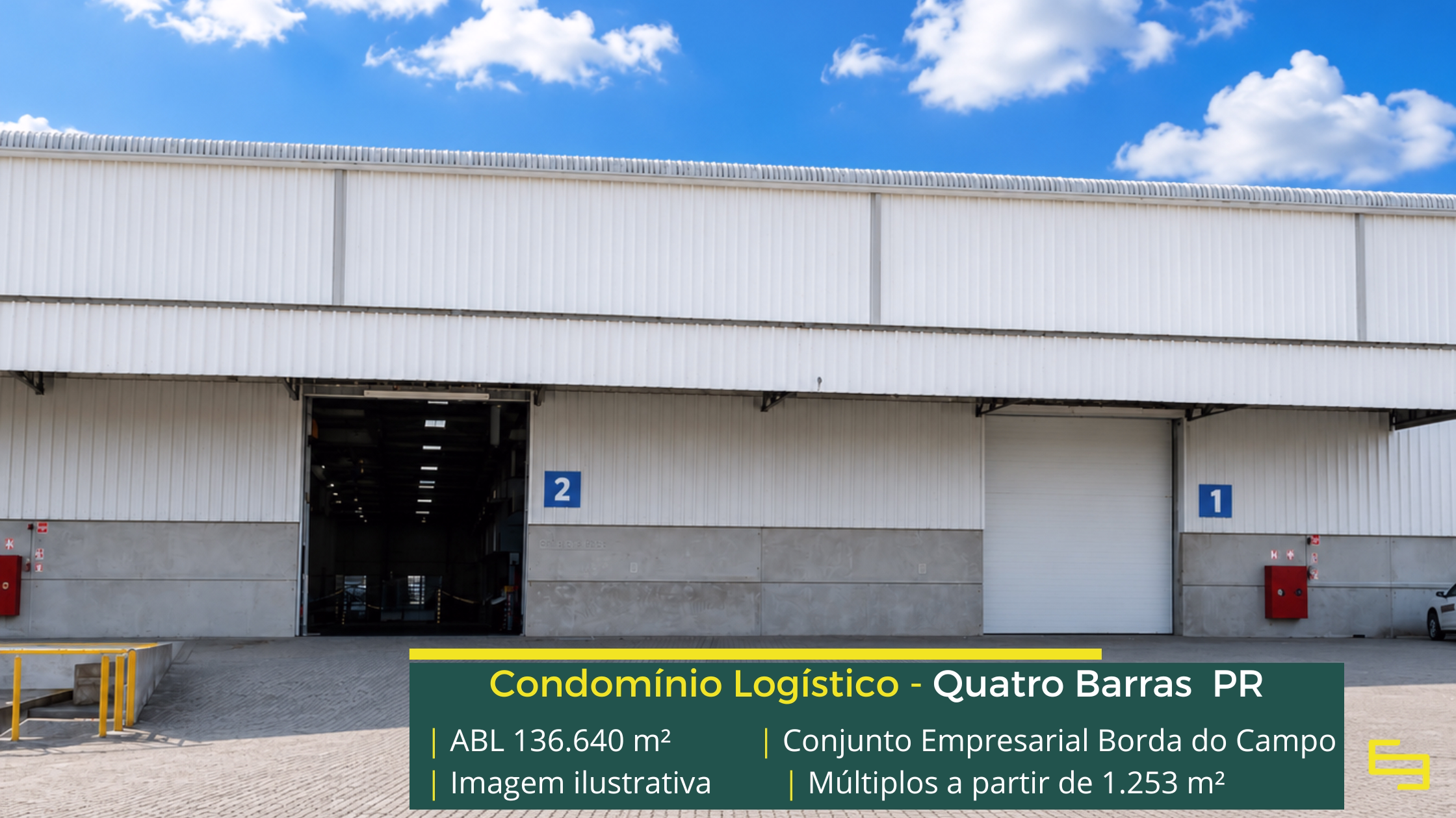 4 Galpão para alugar em Quatro Barras PR com módulos logísticos modernos, infraestrutura completa e localização privilegiada para sua empresa.