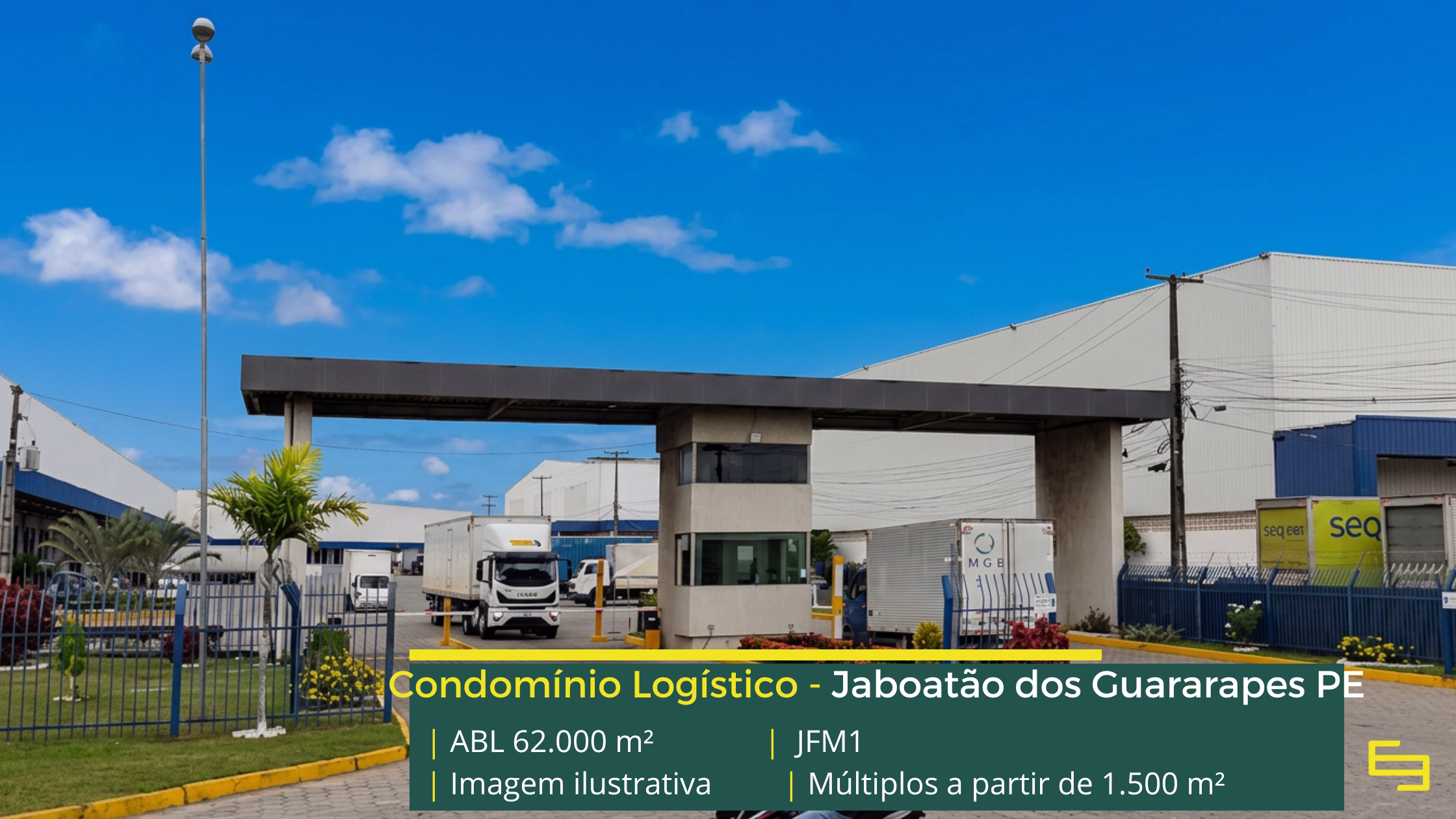 Expanda sua operação com galpões para alugar em Jaboatão dos Guararapes em condomínios modernos, seguros e estrategicamente localizados.