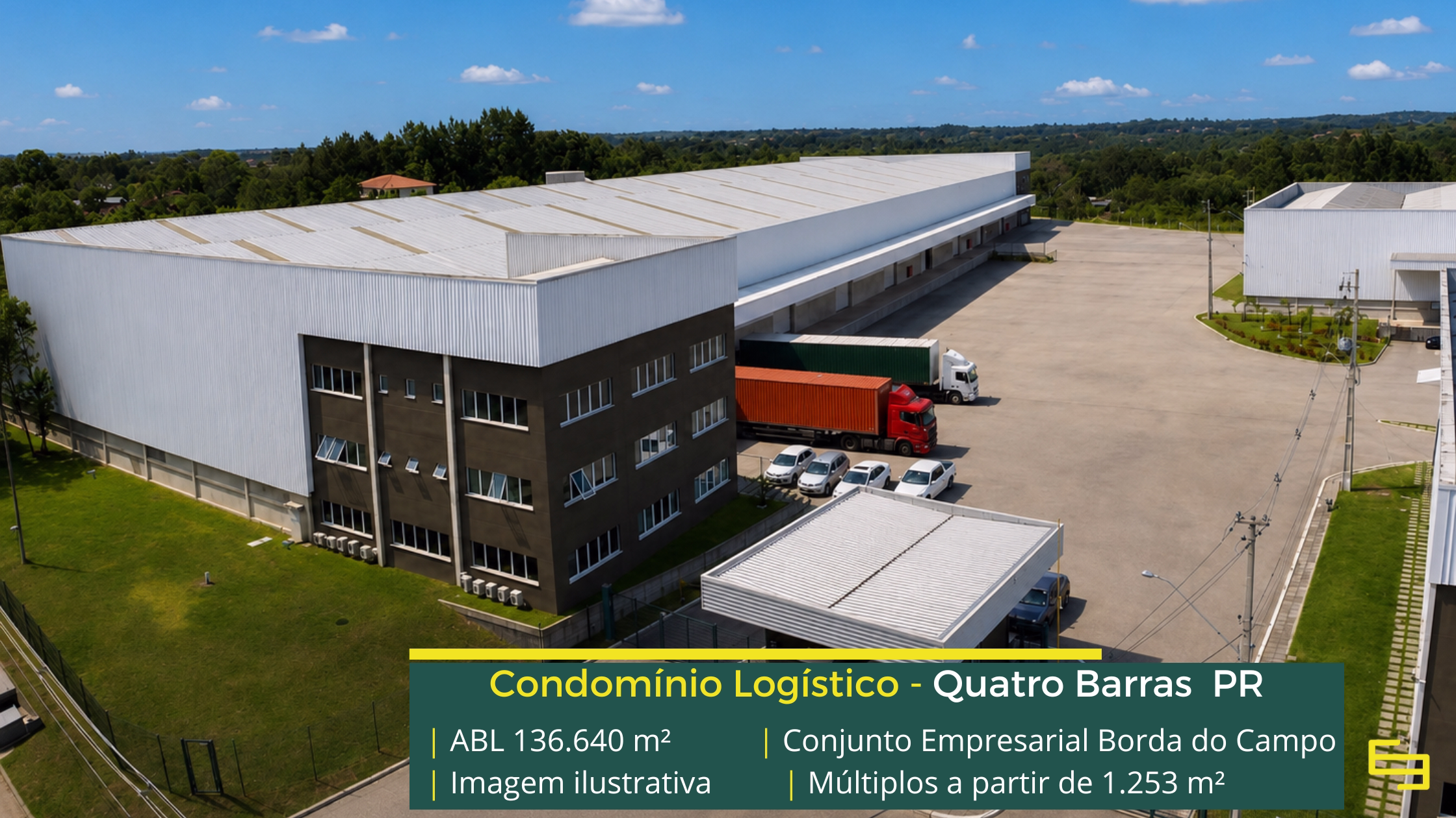 Galpão para alugar em Quatro Barras PR Galpão para alugar em Quatro Barras PR com módulos logísticos modernos, infraestrutura completa e localização privilegiada para sua empresa.Galpão para alugar em Quatro Barras PR com módulos logísticos modernos, infraestrutura completa e localização privilegiada para sua empresa.