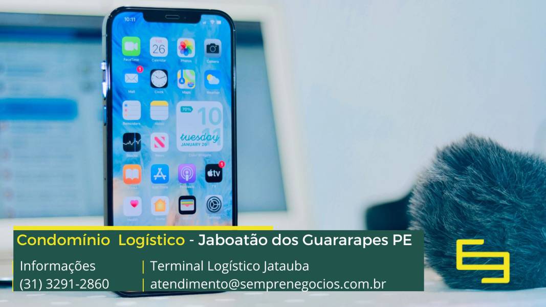 Galpões em Recife PE - Terminal Logístico Jatauba. Galpão em Condomínio, Com Docas, Altura de 12 Metros, Piso Industrial. Portaria 24 horas