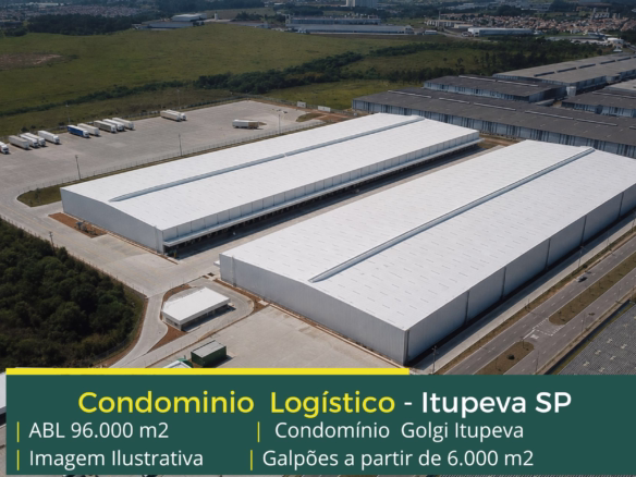 Aluguel de Galpão em Itupeva - Golgi Itupeva 2. Galpão para alugar em Itupeva com docas, Pátio de Manobras asfaltado, Vestiários, segurança