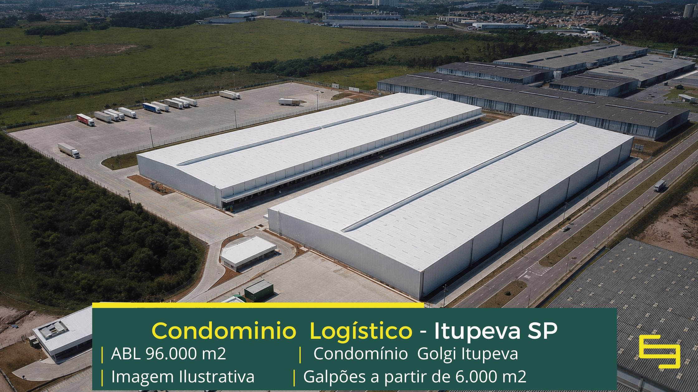 Aluguel de Galpão em Itupeva - Golgi Itupeva 2. Galpão para alugar em Itupeva com docas, Pátio de Manobras asfaltado, Vestiários, segurança