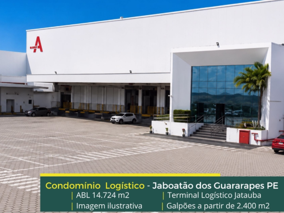 Galpão para alugar em Recife - Terminal Logístico Jatauba. Galpão em condomínio, com docas, altura de 12 metros e piso Industrial em Recife.
