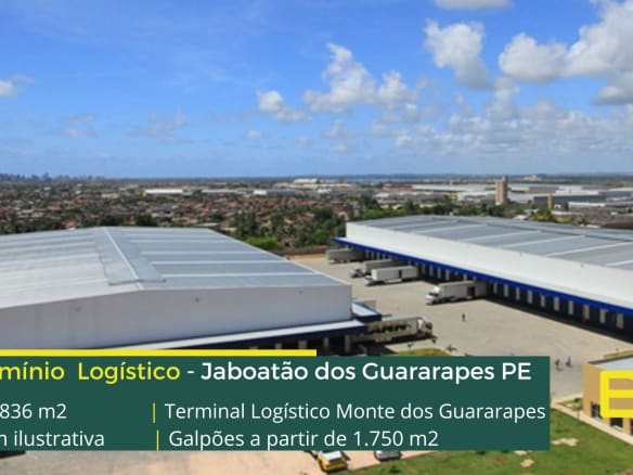 Aluguel de galpão em Jaboatão - Terminal Logístico Monte dos Guararapes. Galpões/Armazéns em Terminal Logístico Monte dos Guararapes PE.