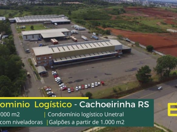 Galpões em Cachoeirinha RS. Condomínio Unetral. Galpões/Armazéns/depósitos/Barracões para alugar em Cachoeirinha e Porto Alegre RS