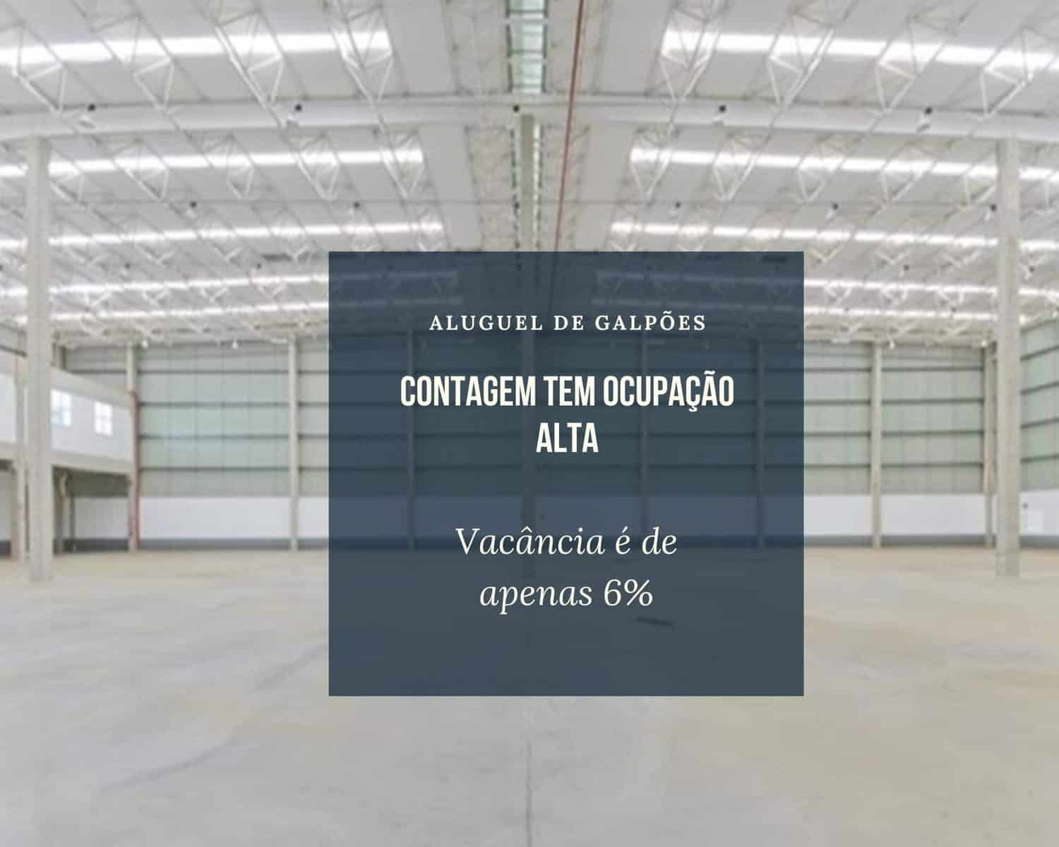 Galpões logísticos em Contagem MG tem ocupação elevada. Forte procura por aluguel de galpões logísticos em Contagem e em toda a região metropolitana de BH