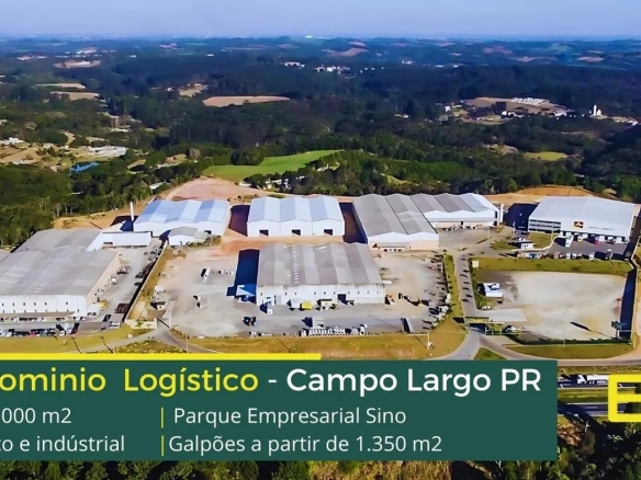 Galpão para alugar em Campo Largo PR - Parque Empresarial Sino. Galpões em Campo Largo PR com docas, pátio, piso industrial, pátio e portaria