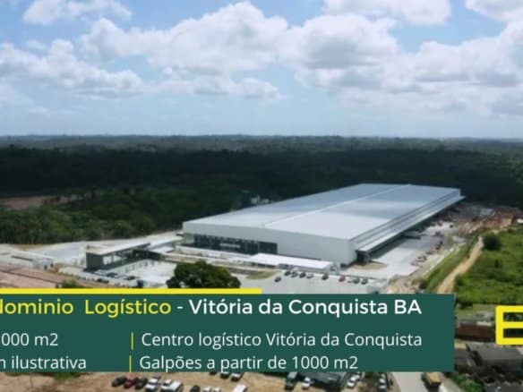 Aluguel de Galpão em Vitória da Conquista BA. Centro Logístico de Vitória da Conquista. Galpões/armazéns logísticos e depósitos para alugar