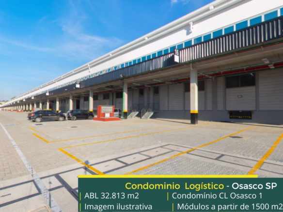 Aluguel de Galpões em Osasco - CL Osasco. Aluguel de galpão em Osasco em condomínio com segurança 24 horas, docas, altura de 12 metros