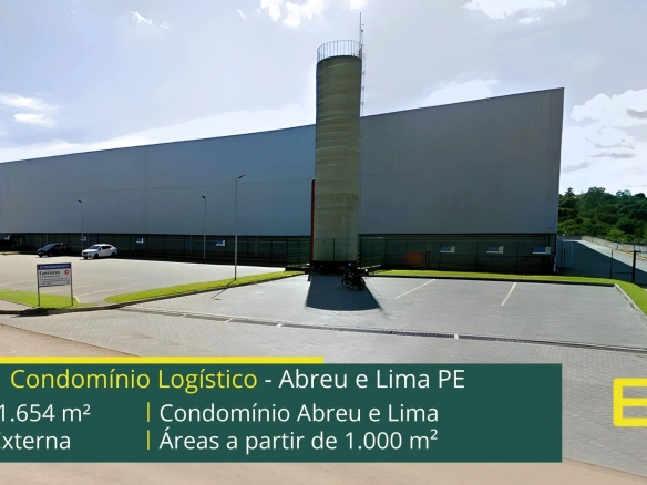 Galpão para alugar em Abreu e Lima - Condomínio Abreu e Lima. Aluguel de galpões em Abreu e Lima com portaria e segurança, docas, pátio