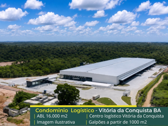Aluguel de Galpão em Vitória da Conquista BA. Centro Logístico de Vitória da Conquista. Galpões/armazéns logísticos e depósitos para alugar