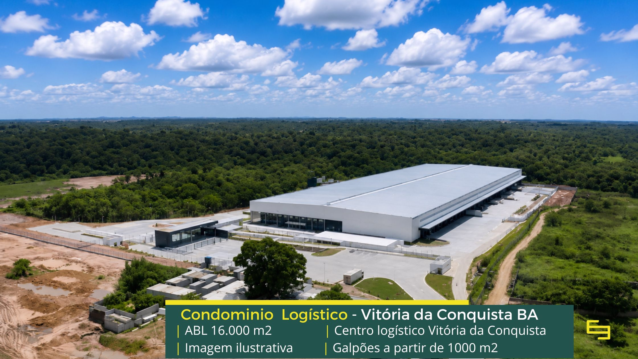 Aluguel de Galpão em Vitória da Conquista BA. Centro Logístico de Vitória da Conquista. Galpões/armazéns logísticos e depósitos para alugar