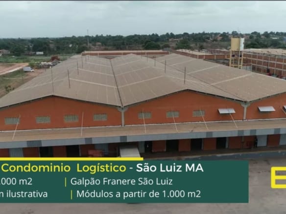 Aluguel de Galpão em São Luís - Condomínio Franere. Galpão para alugar em São Luís a partir de 1000 m2 com docas e piso industrial e pátio