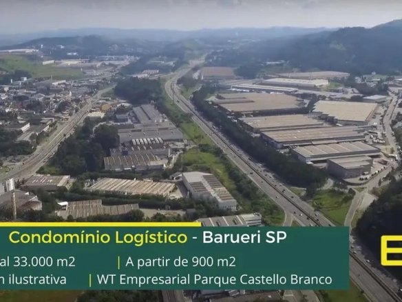 Galpões em Barueri SP para aluguel - WT Empresarial Parque Castello Branco. Galpão logístico, docas, portaria e segurança, ideal last mile