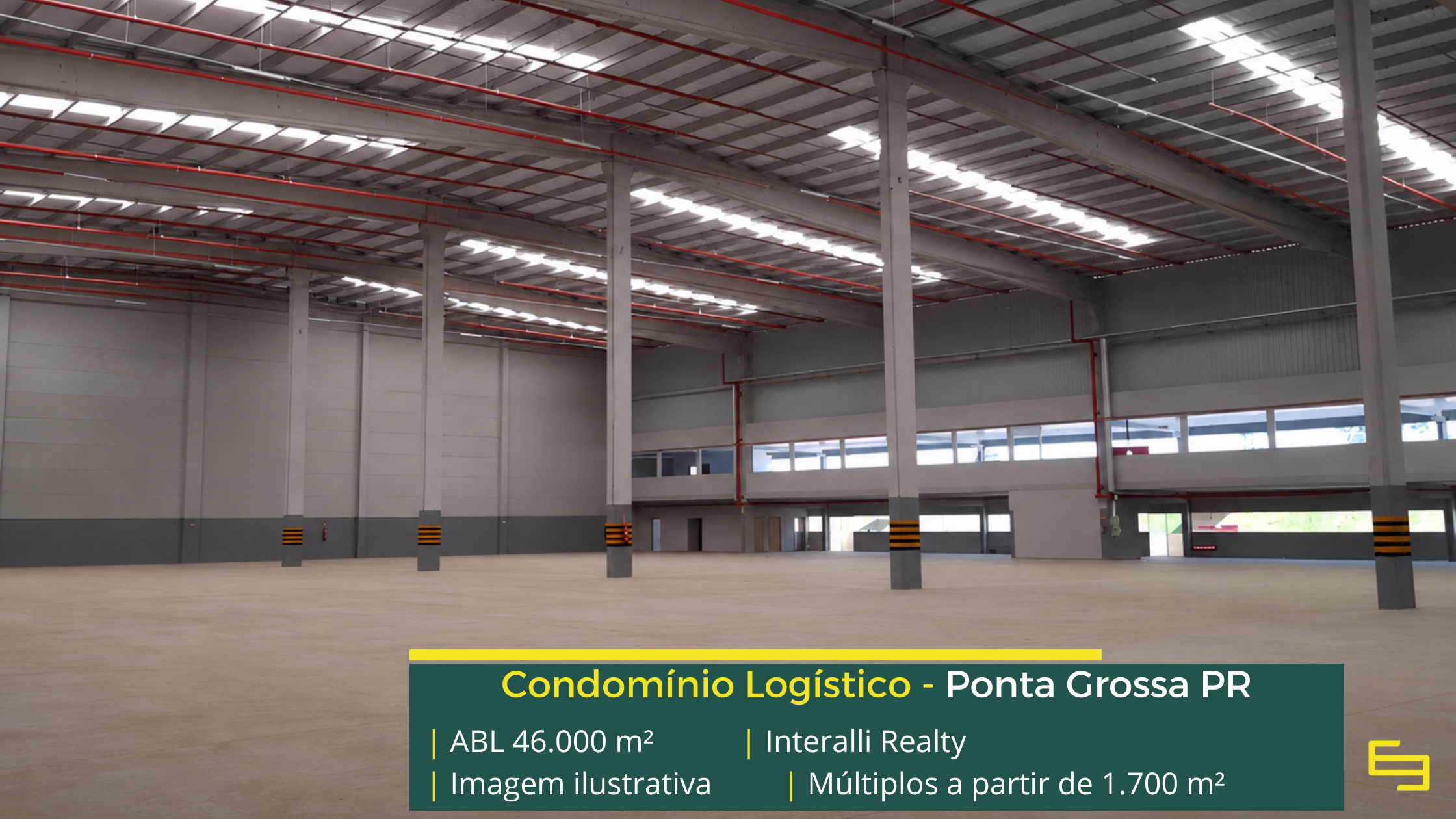 Galpão para alugar em Ponta Grossa Galpão para alugar em Ponta Grossa PR com infraestrutura moderna, localização estratégica e acesso rápido à BR-376, BR-373 e BR-277.