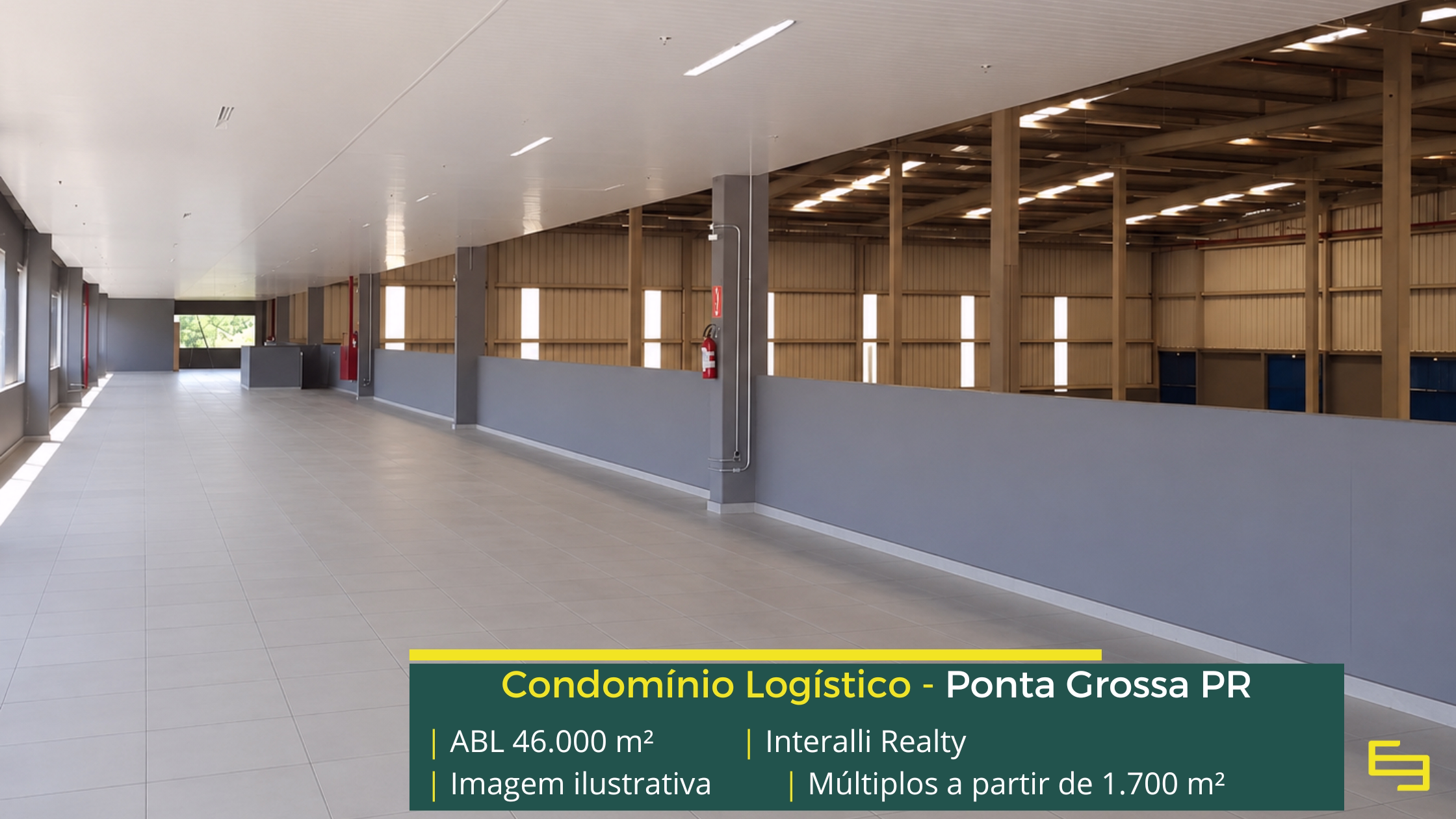 Galpão para alugar em Ponta Grossa Galpão para alugar em Ponta Grossa PR com infraestrutura moderna, localização estratégica e acesso rápido à BR-376, BR-373 e BR-277.