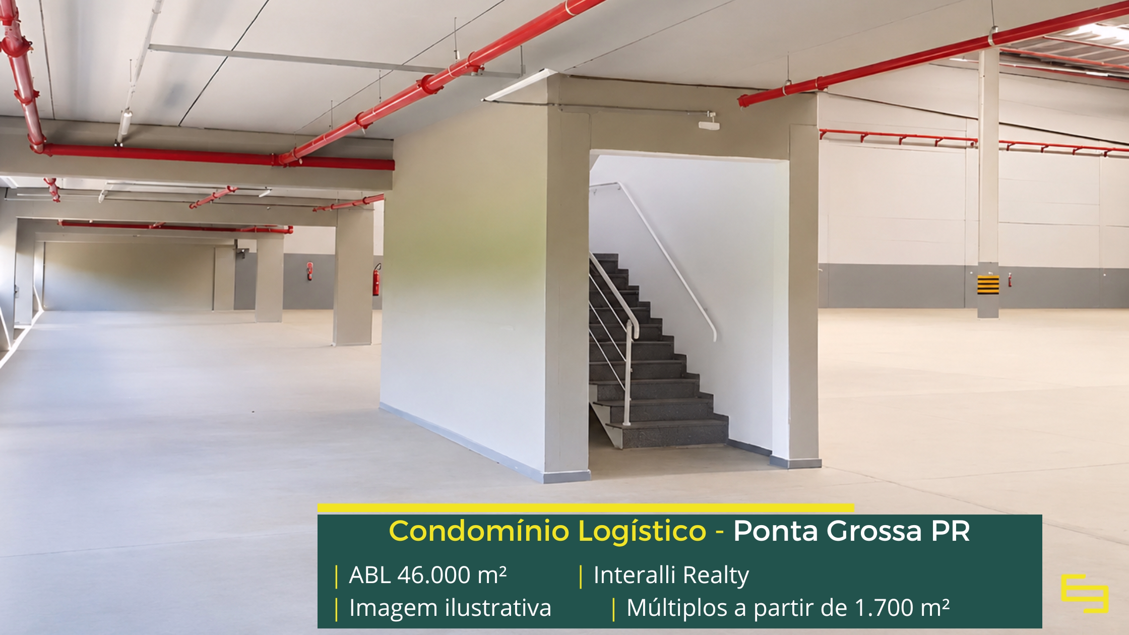 Galpão para alugar em Ponta Grossa Galpão para alugar em Ponta Grossa PR com infraestrutura moderna, localização estratégica e acesso rápido à BR-376, BR-373 e BR-277.