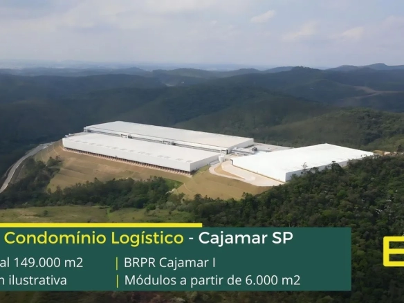 Galpão Para Logística em Cajamar SP - BR Properties Cajamar 1. Portaria e segurança 24 horas, módulos com docas a partir de 6000 m2