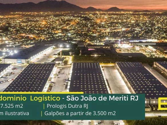 Galpão em São João do Meriti RJ - Prologis Dutra RJ. Aluguel de galpões no Rio de Janeiro a partir de 2.500 m2 com docas pátio, segurança