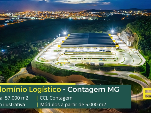 Aluguel de Galpão logístico em Contagem MG - TRBL Contagem. Galpões a partir de 10.000 m2 com docas, piso industrial, altura de 12 metros