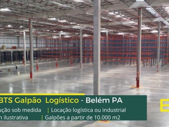 Aluguel de galpões em Belém PA - Built to Suit. Galpões/Barracões/Armazens. Galpões logísticos e industriais para alugar em Belém e região