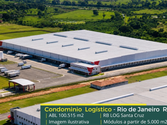 Galpões para alugar Rio de Janeiro RJ - RB LOG Santa Cruz. Aluguel de galpão logístico no Rio de Janeiro, Docas, Pátio de Manobras, Segurança