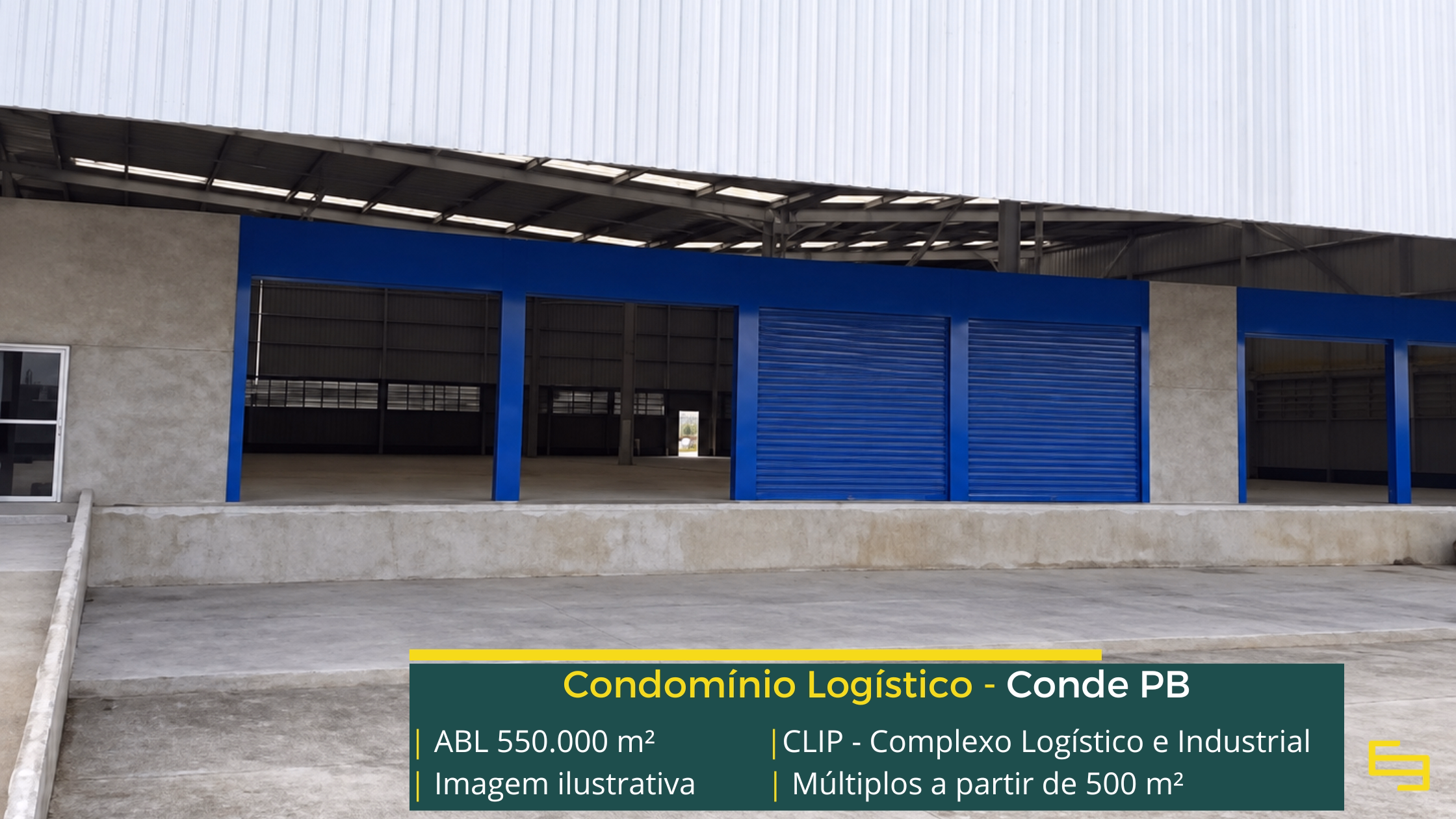 Galpões em João Pessoa - Condomínio CLIP. Galpões/Barracões/Armazéns para alugar em João Pessoa PB. Galpão logístico
