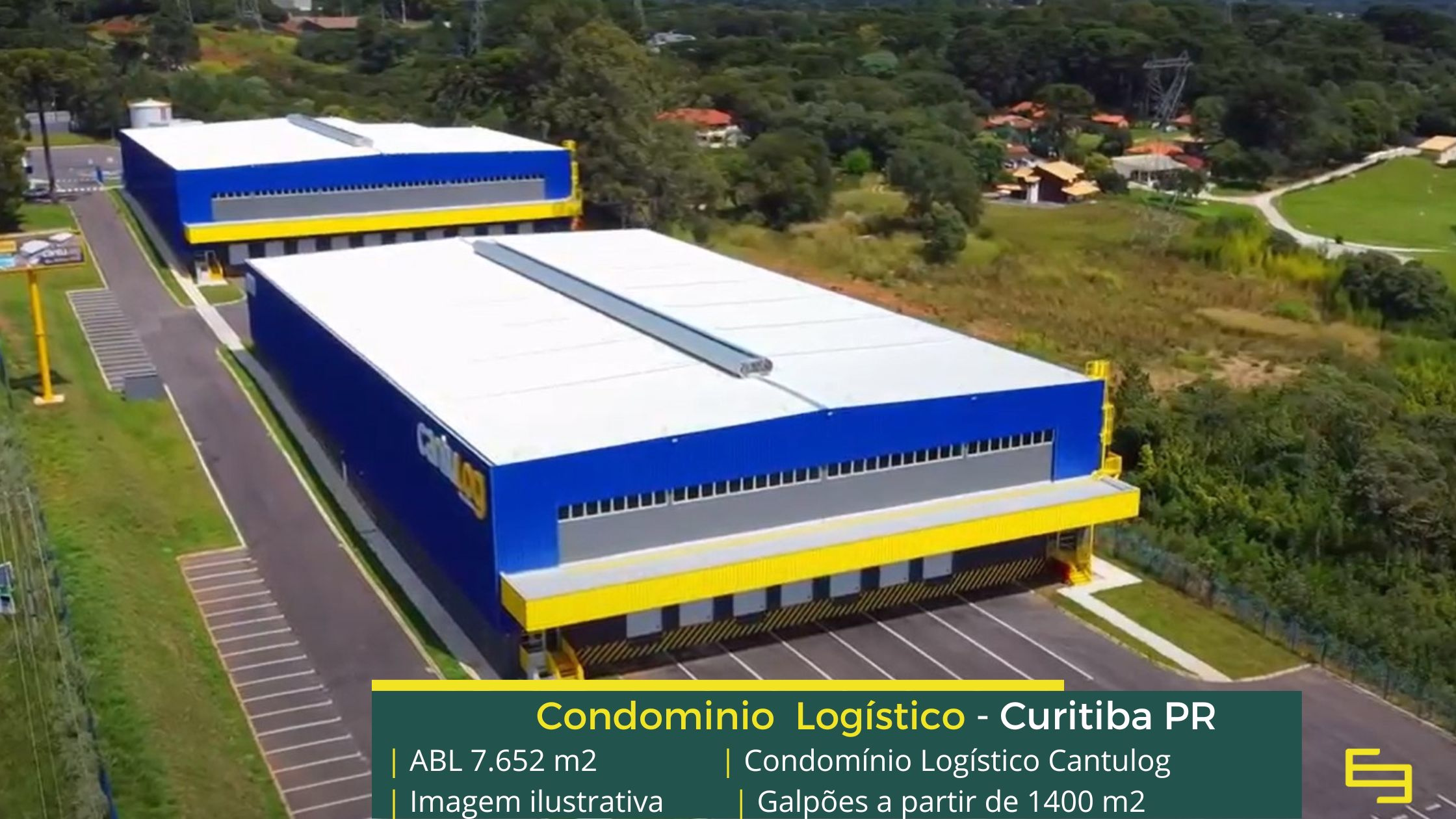 Galpão para locação em Curitiba PR (1) Galpões para alugar em Curitiba - Condomínio Cantulog Orleans. Módulos a partir de 1400 m2 para alugar, com docas com niveladoras com docas