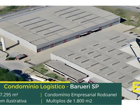 Aluguel de galpão em Barueri SP - Condomínio Empresarial Rodoanel. Galpões com docas, piso industrial, altura de 10 metros. Segurança 24 hs
