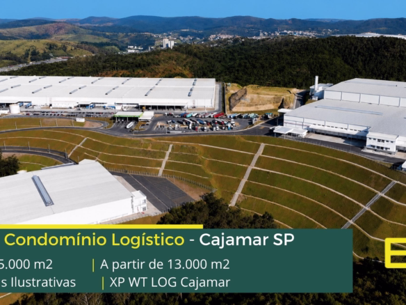 Galpões em Cajamar SP - XP WT Log Cajamar. Aluguel de galpão em Cajamar SP com doca para carga e descarga. Amplo pátio de Manobras.