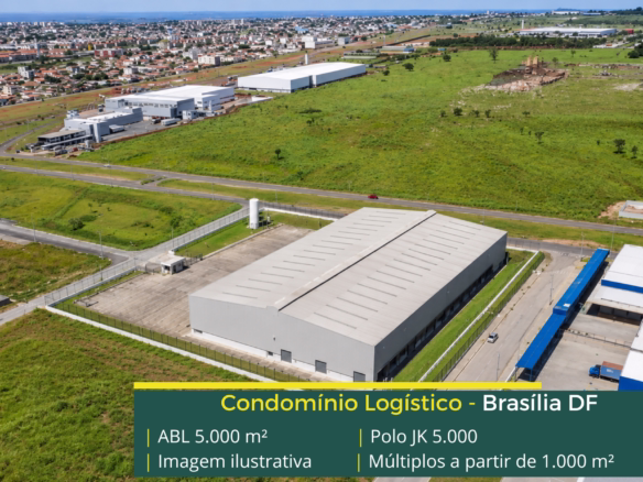 Aluguel de galpões em Brasília DF com localização estratégica, infraestrutura moderna e excelente acesso para operações logísticas.