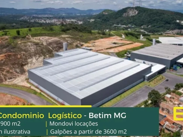 Aluguel de galpões com docas em Betim. Mondovi Locações. Locação de galpão em Betim módulos a partir de 1500 m2, próximo a Fiat e Petrobras