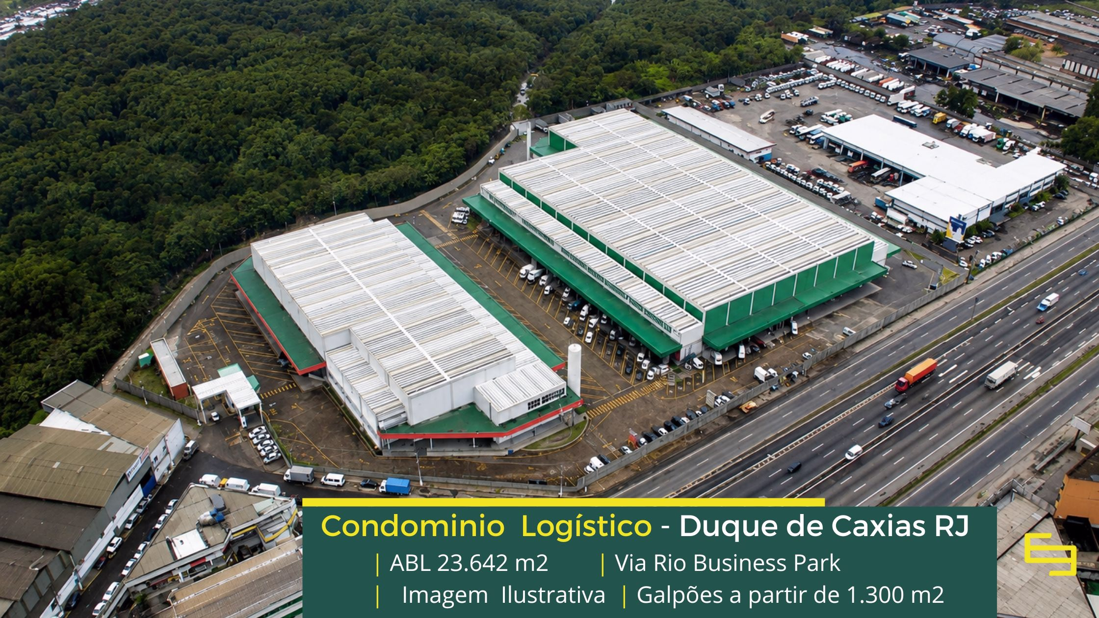 Aluguel de galpões em Duque de Caxias (1) Locação Galpão Duque de Caxias - Via Rio Business Park. Portaria e Segurança 24 horas, Docas e Amplo Pátio Asfaltado, pé direito 12 metros.