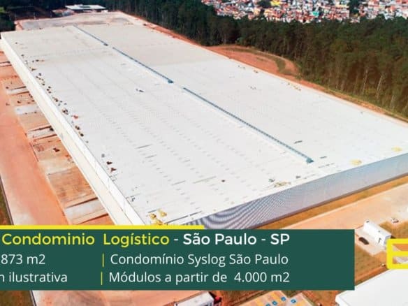 Galpão em São Paulo SP - Syslog São Paulo. Galpões/Armazens/Condomínios logísticos e industriais para alugar em São Paulo SP