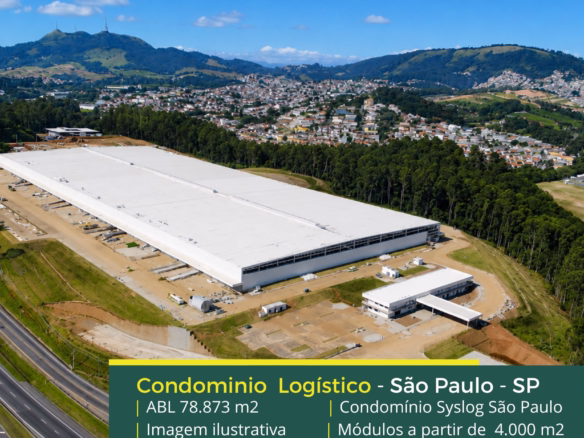 Galpão em São Paulo SP - Syslog São Paulo. Galpões para alugar em São Paulo SP com docas, portaria e segurança. Ideal last mile, com docas
