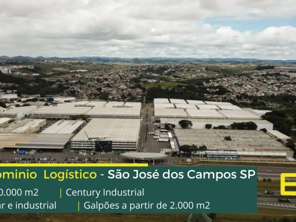 Aluguel de galpão em São José dos Campos SP - Century Industrial. Galpões para alugar em São José dos Campos SP com docas, amplo pátio, vagas
