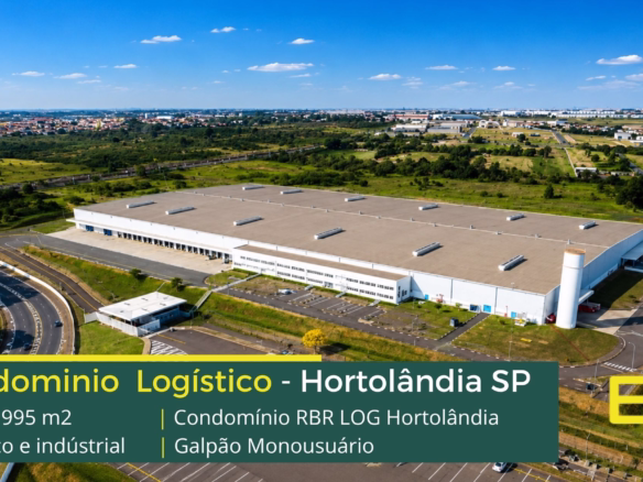 Aluguel de galpão em Hortolândia SP - RBR Hortolândia. Locação de Galpões em Hortolândia SP em condomínio logístico, com docas, amplo pátio