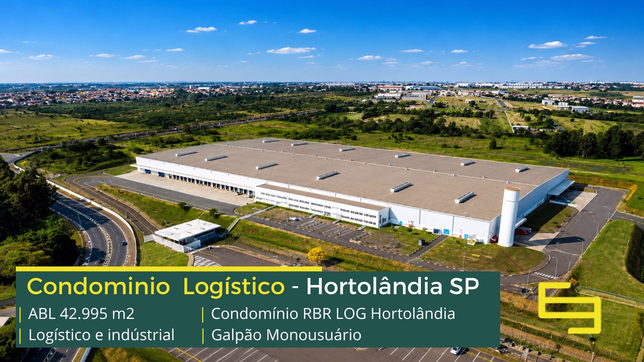 Aluguel de galpão em Hortolândia SP - RBR Hortolândia. Locação de Galpões em Hortolândia SP em condomínio logístico, com docas, amplo pátio
