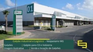 Vespasiano MG. Galpões/Armazens/Depósitos/ Barracões/ Depósitos/ Centos de distribuição e Condomínios logísticos e industriais para alugar