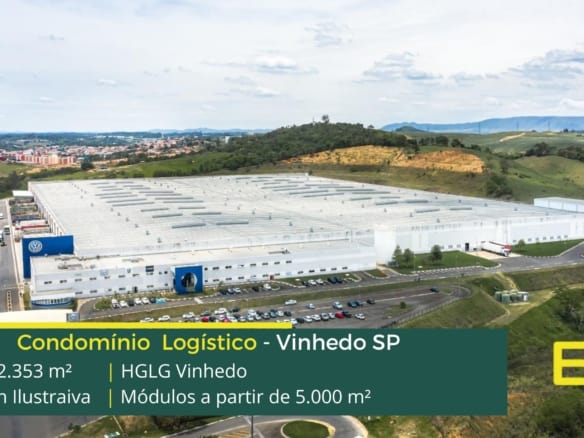 Galpão em Vinhedo SP - HGLG Vinhedo. HGLG Vinhedo. Galpões/Barracões/Armazéns para alugar em Vinhedo SP em condomínio com segurança e docas