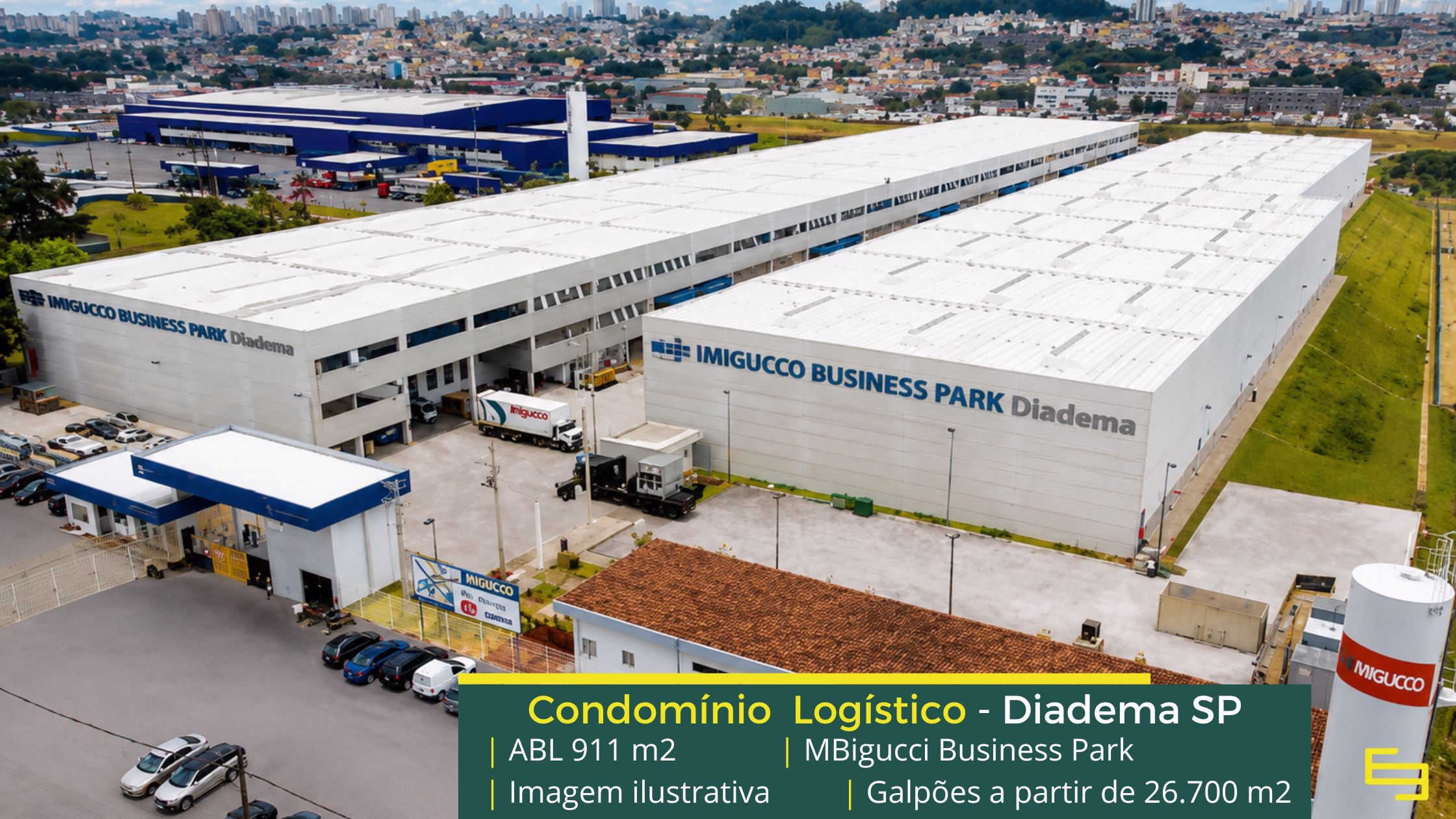 Aluguel de galpões em Diadema (1) Aluguel de Galpões em Diadema SP - MBigucci Business Park . Galpões e Armazéns para alugar em Diadema SP. Docas, altura de 12 metros.