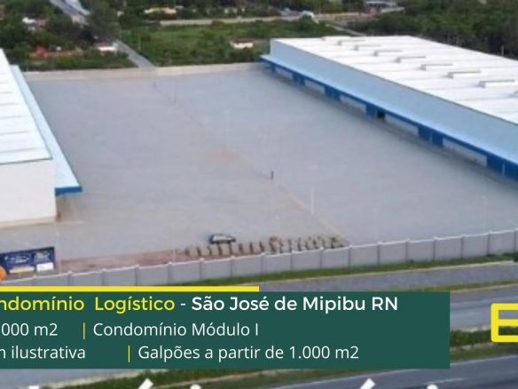 Galpão em São José de Mipibu RN - Condomínio Logístico Módulo I. Galpões/Barracões/Armazéns para alugar em São José de Mipibu RN e Natal RN